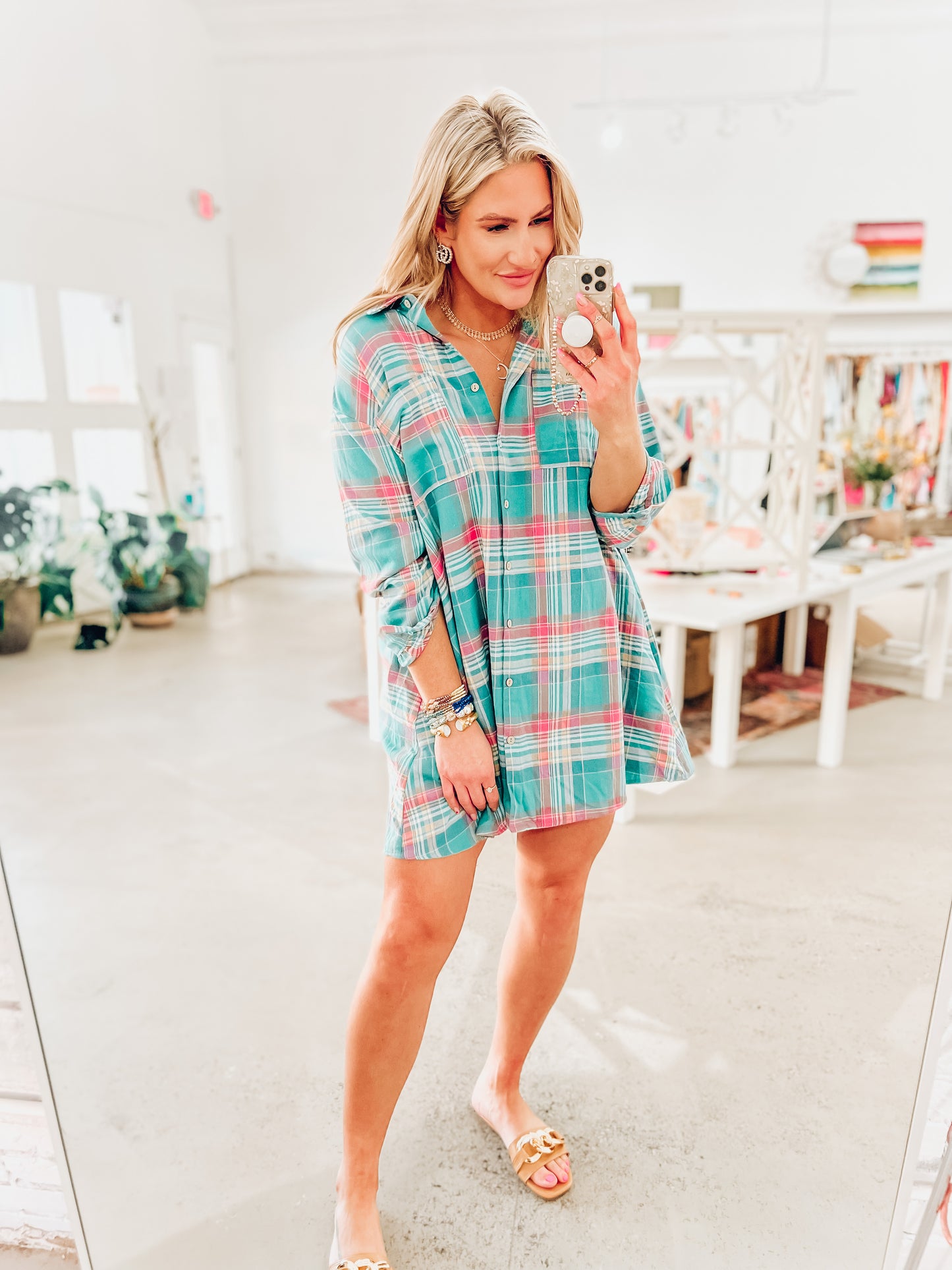 Penny Plaid Dress