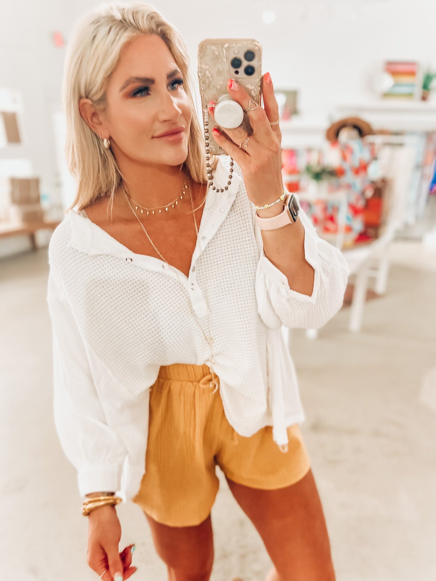 Bay Waffle Top