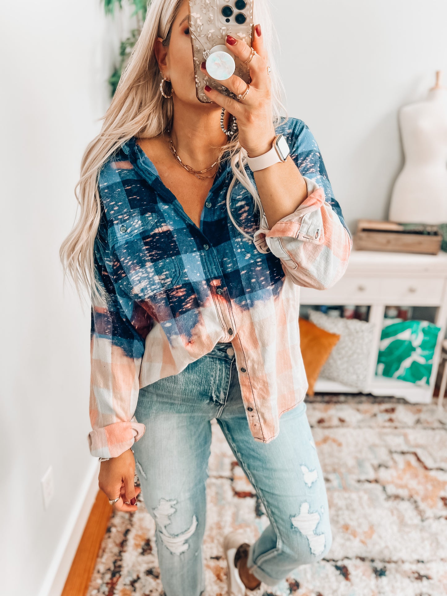 Blue Moon Fall Flannel