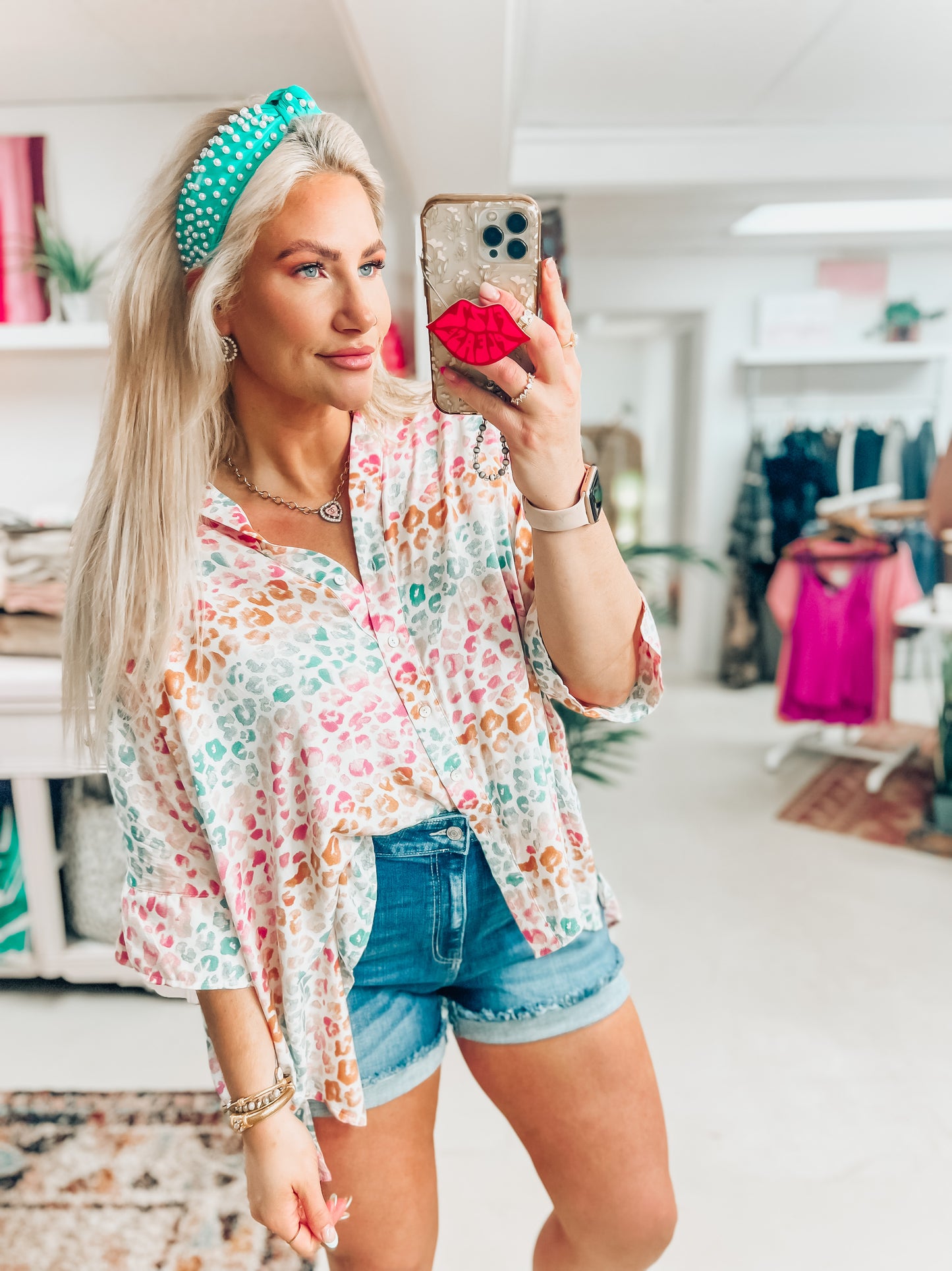 Fly Me Away Spring Button Up