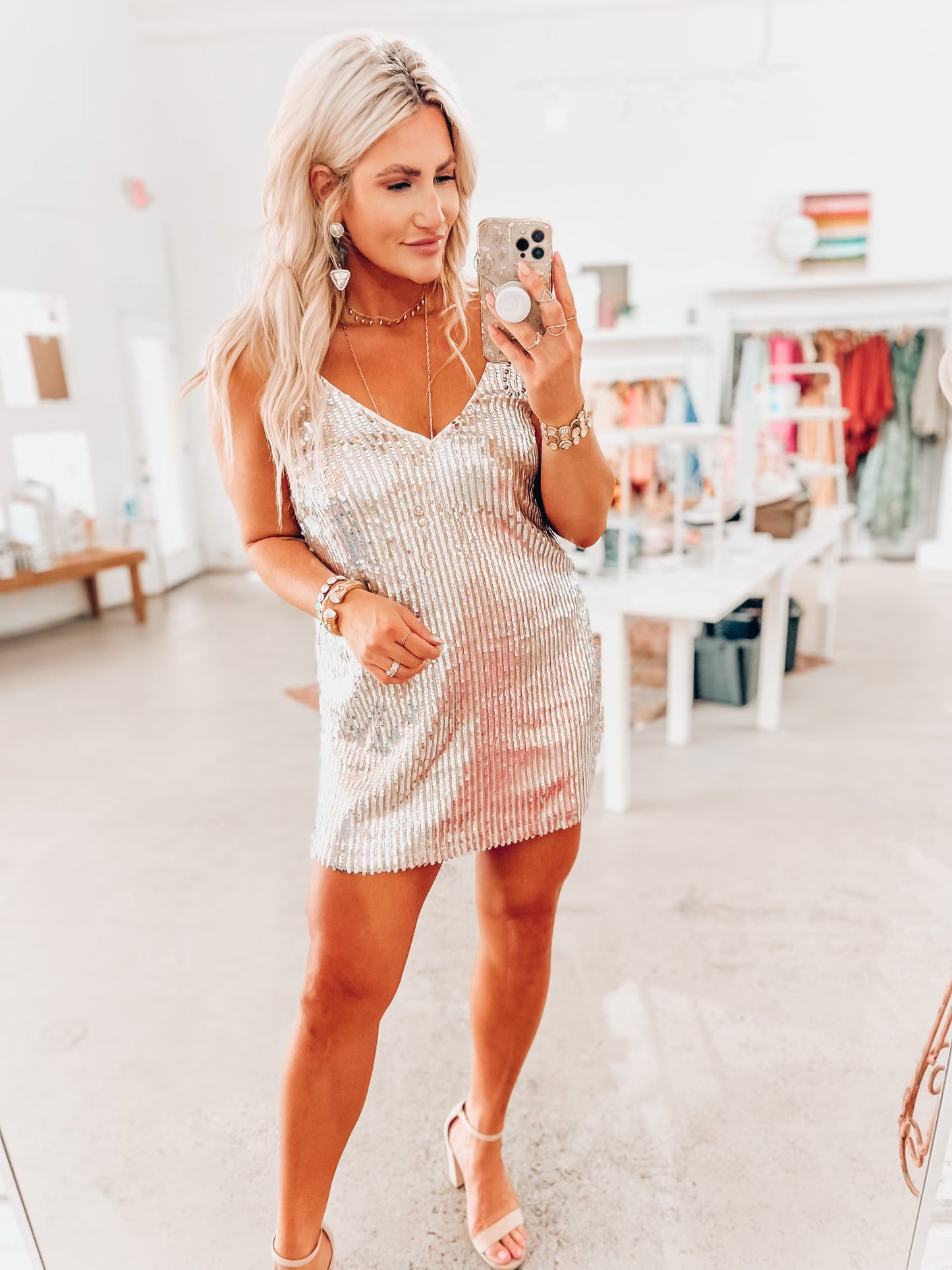 Cleo Calico Dress