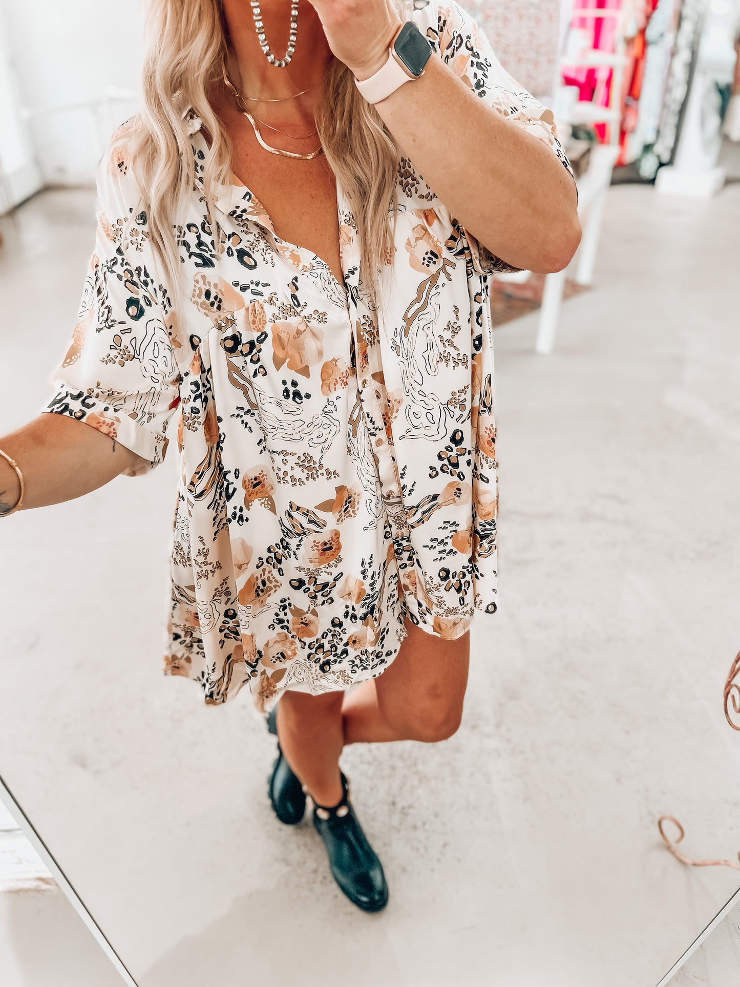 Zoey Button Dress