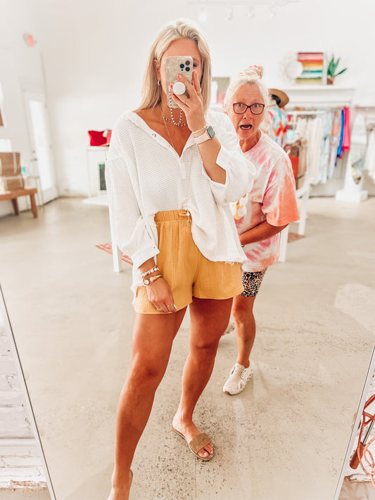 Blake Mustard Shorts