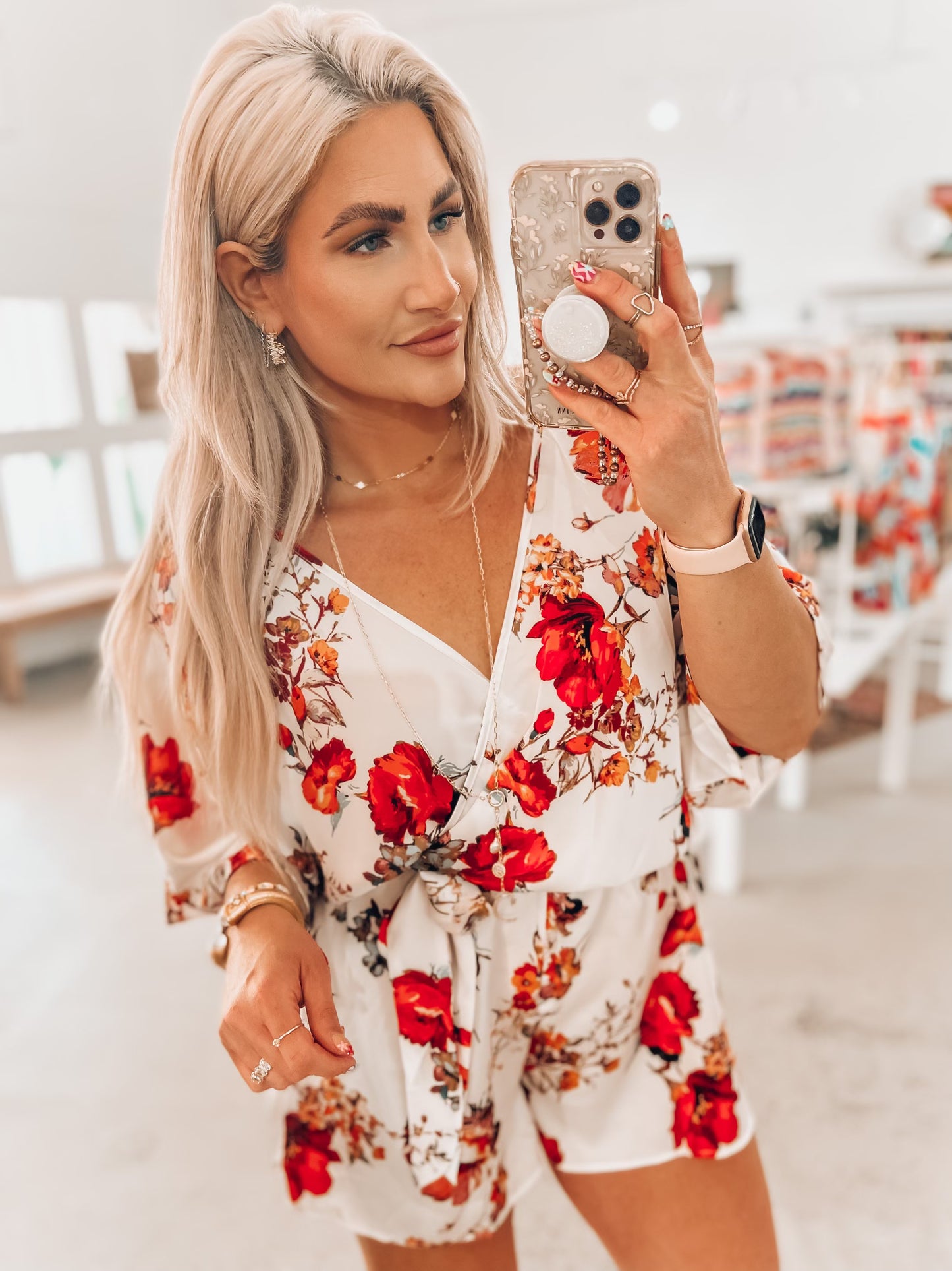 Victoria Floral Romper