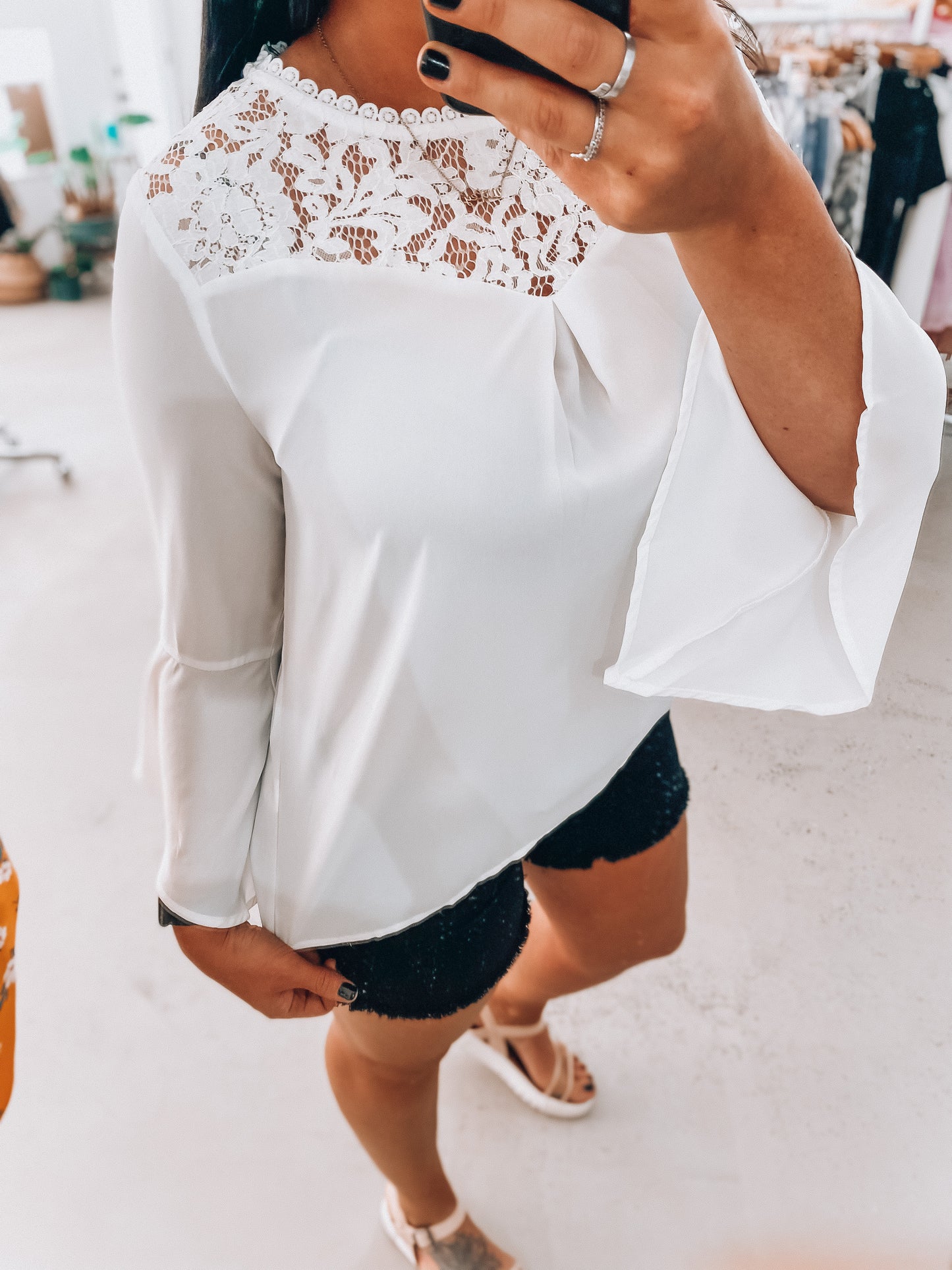 Belle Lace Blouse