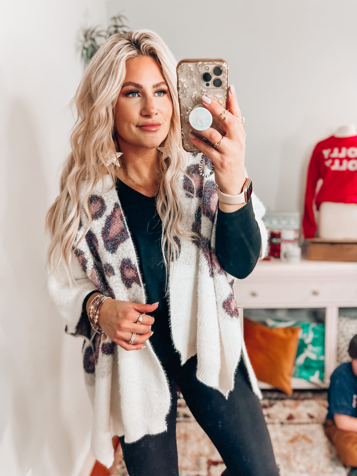 Leo Tinsel Poncho