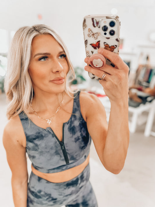 Terri Zip Sports Bra