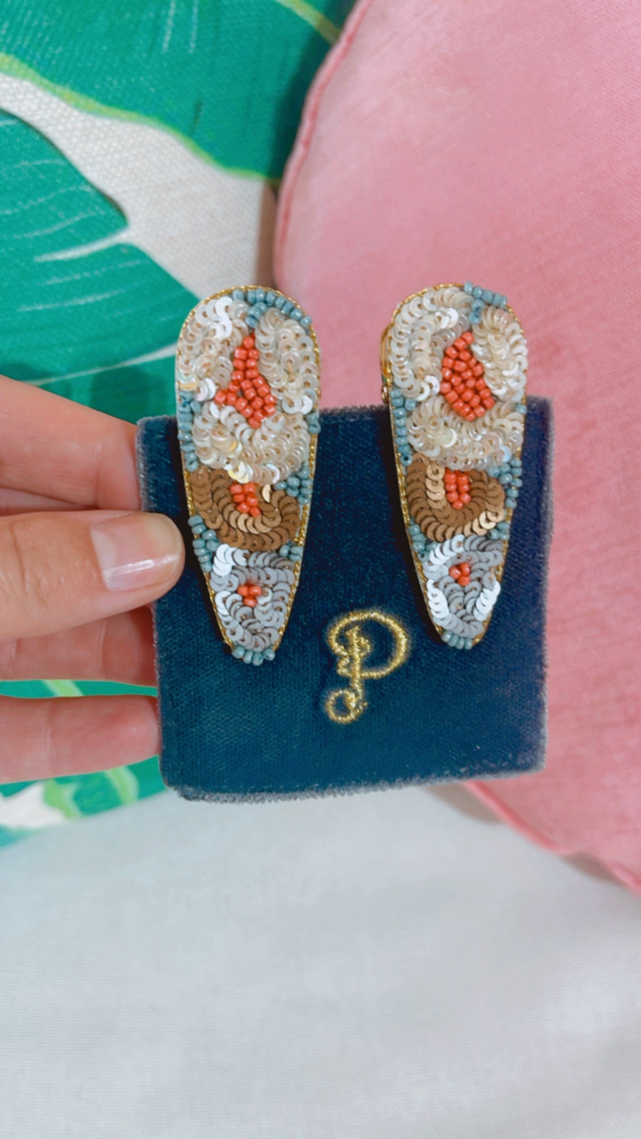 Jeweled Hair Clips