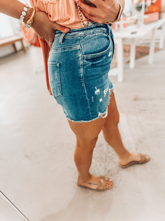 Cortney Denim Shorts