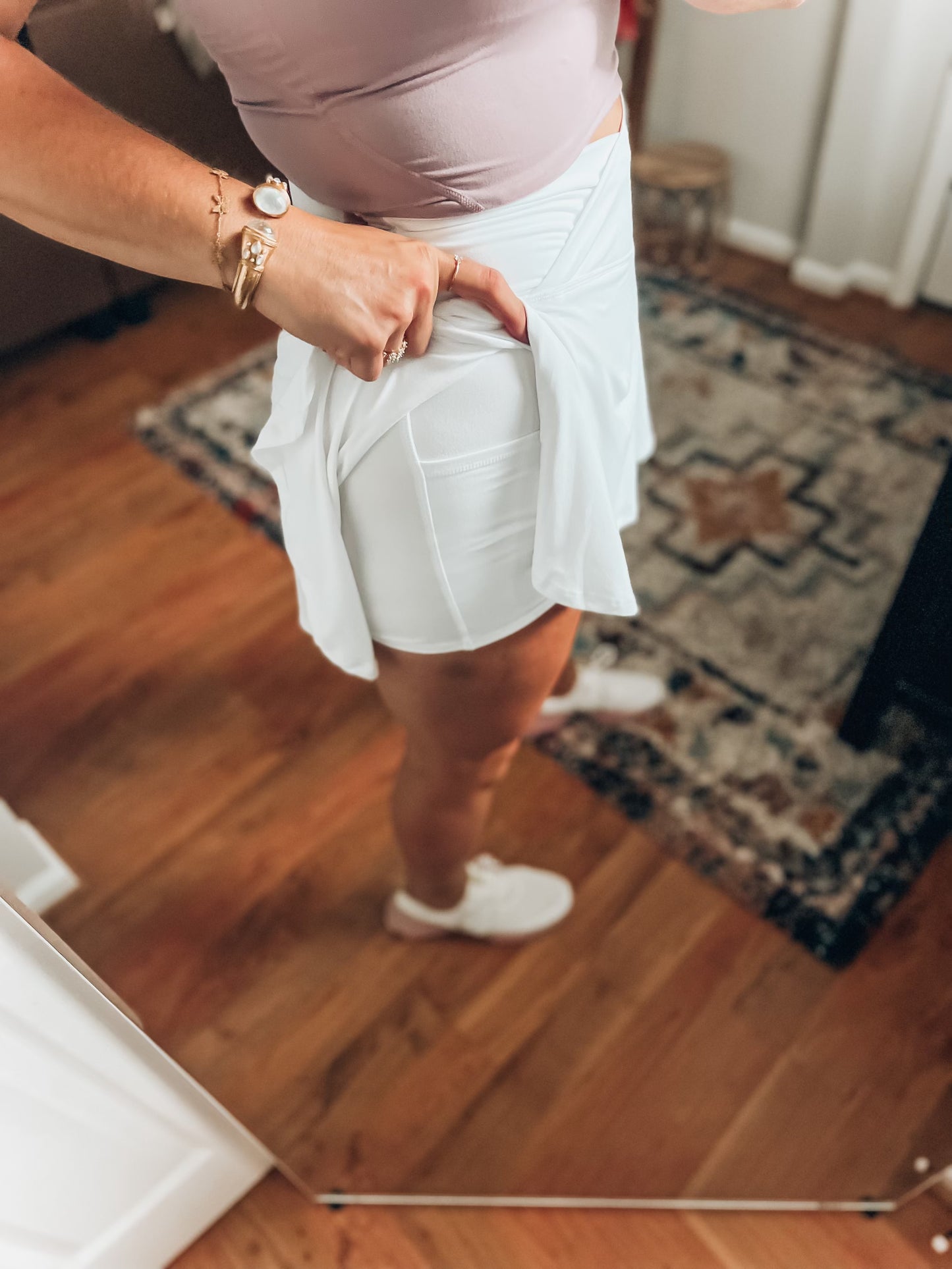 Serena Everyday Skirt- White