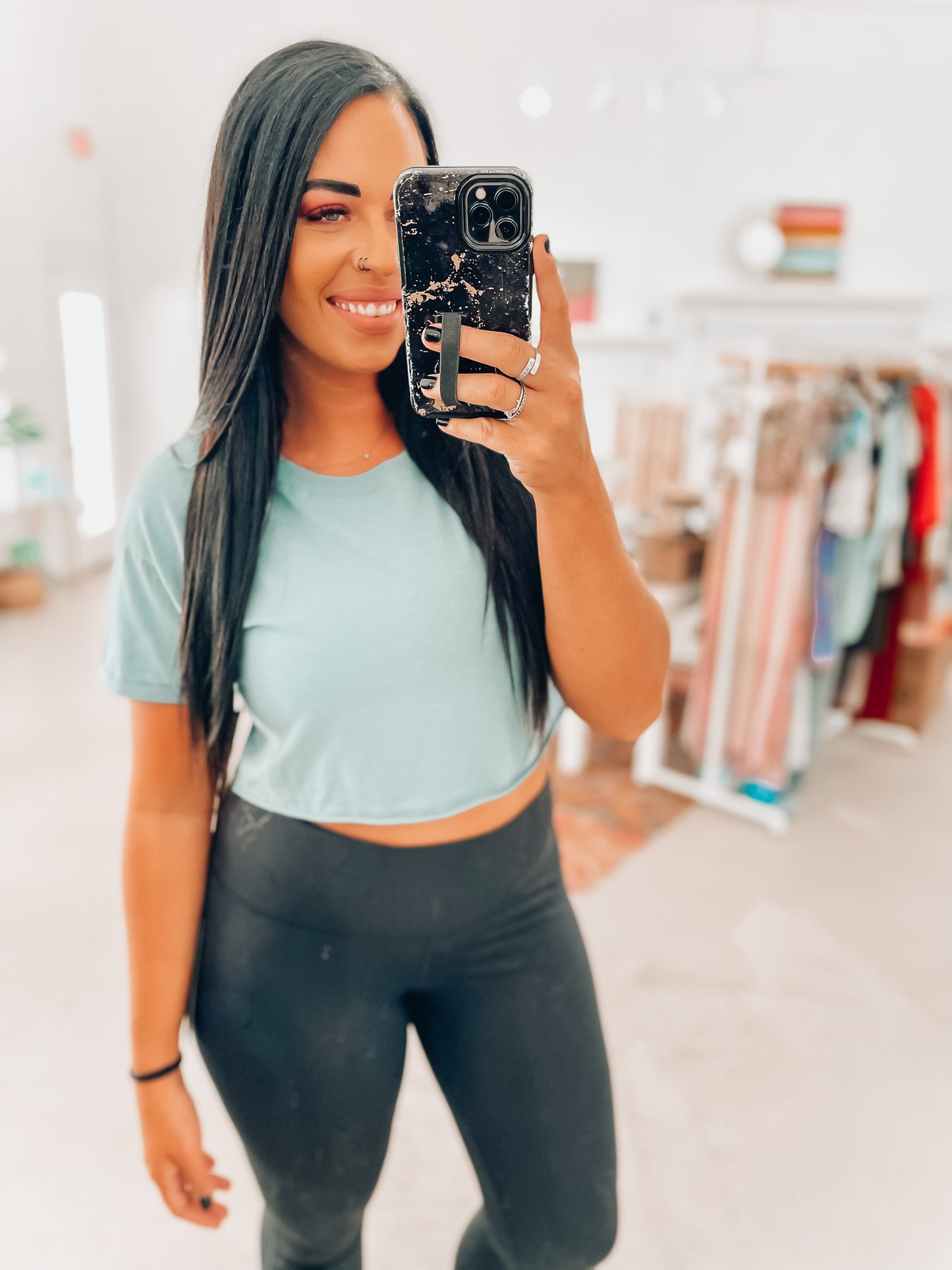 Gabbie Cropped Tee