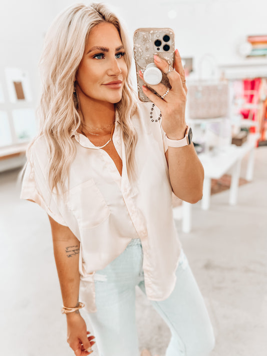 Baylee Button Top