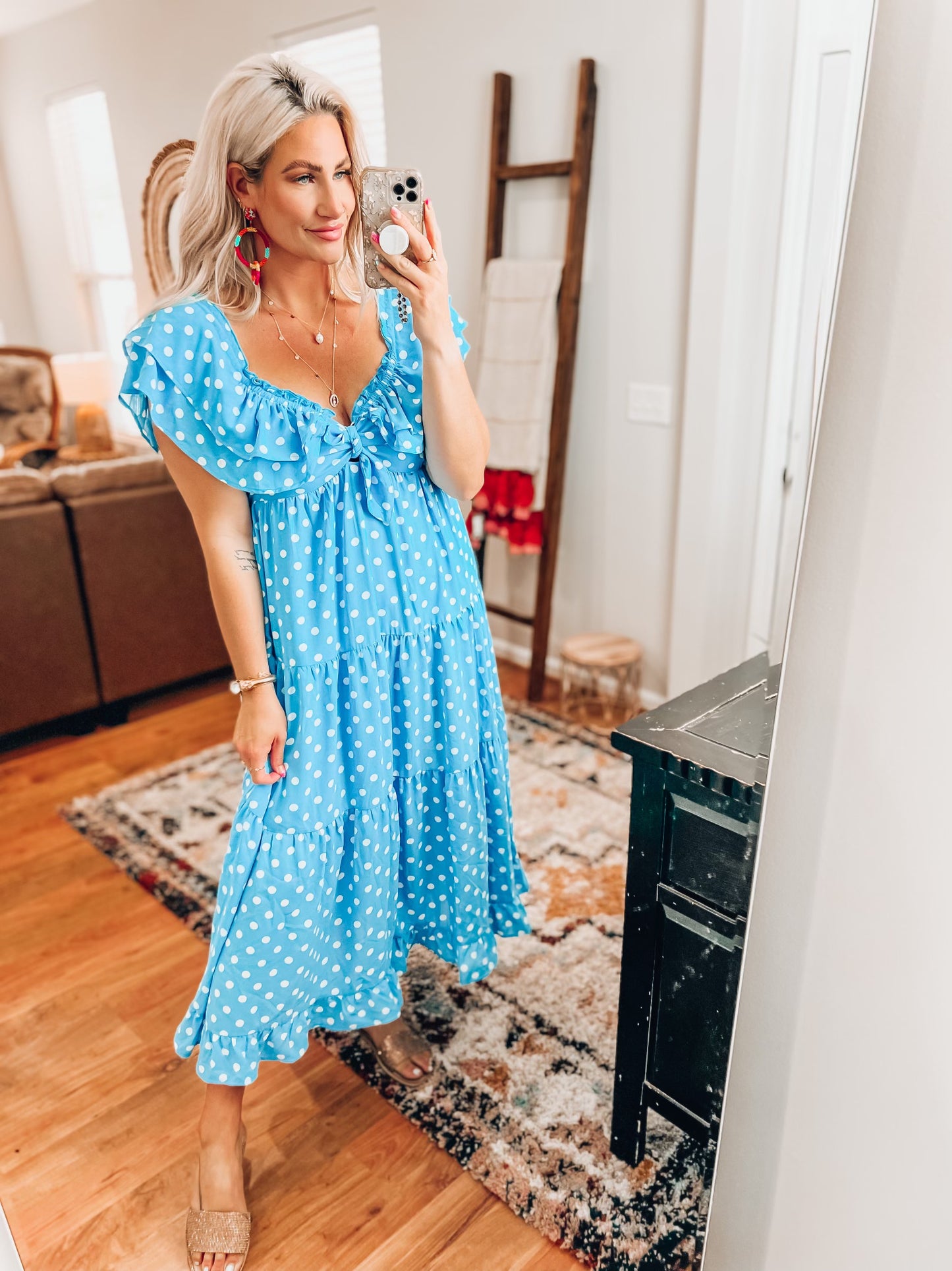 Kalie Polka Dot Dress