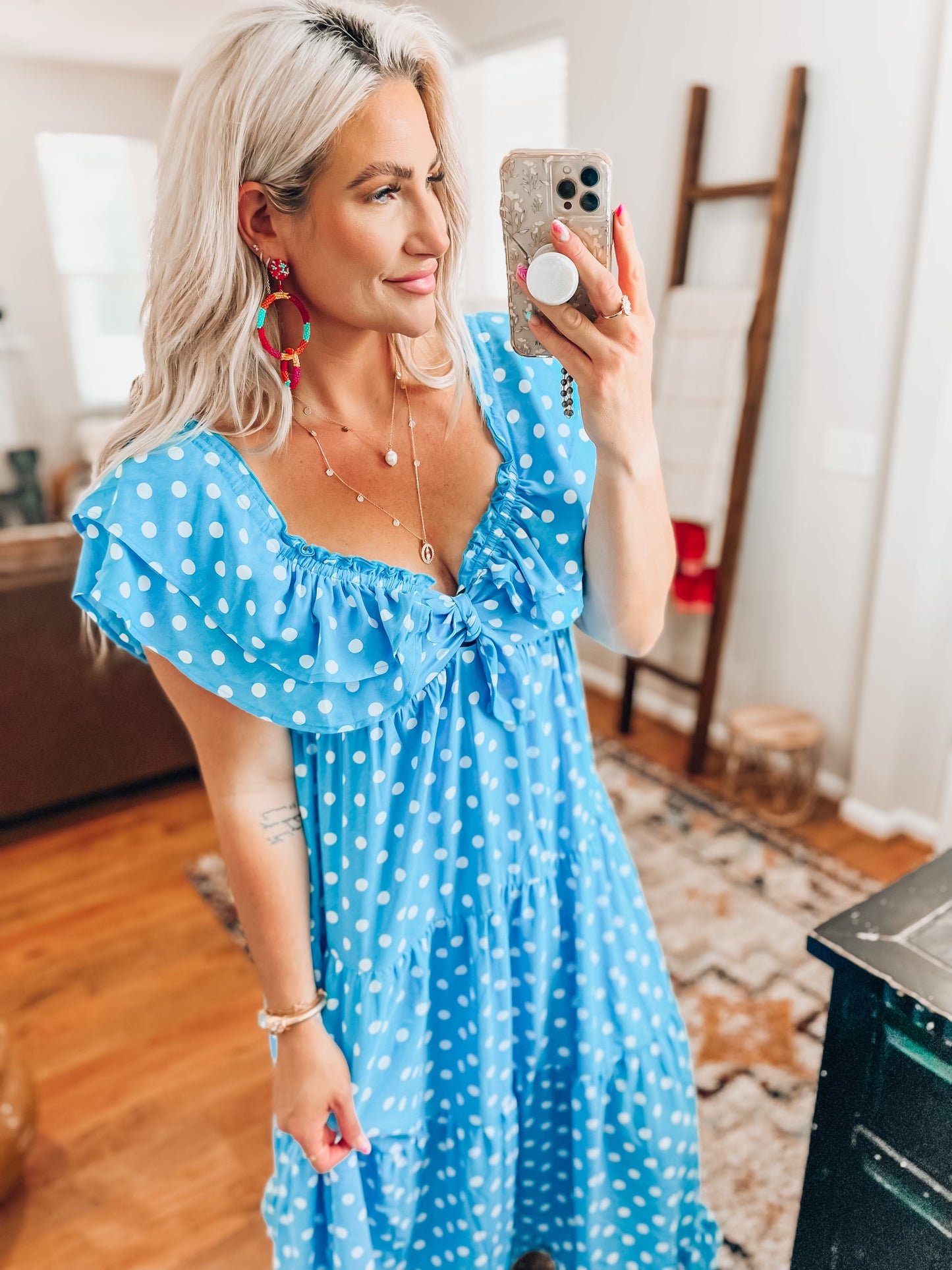 Kalie Polka Dot Dress