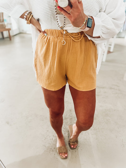 Blake Mustard Shorts