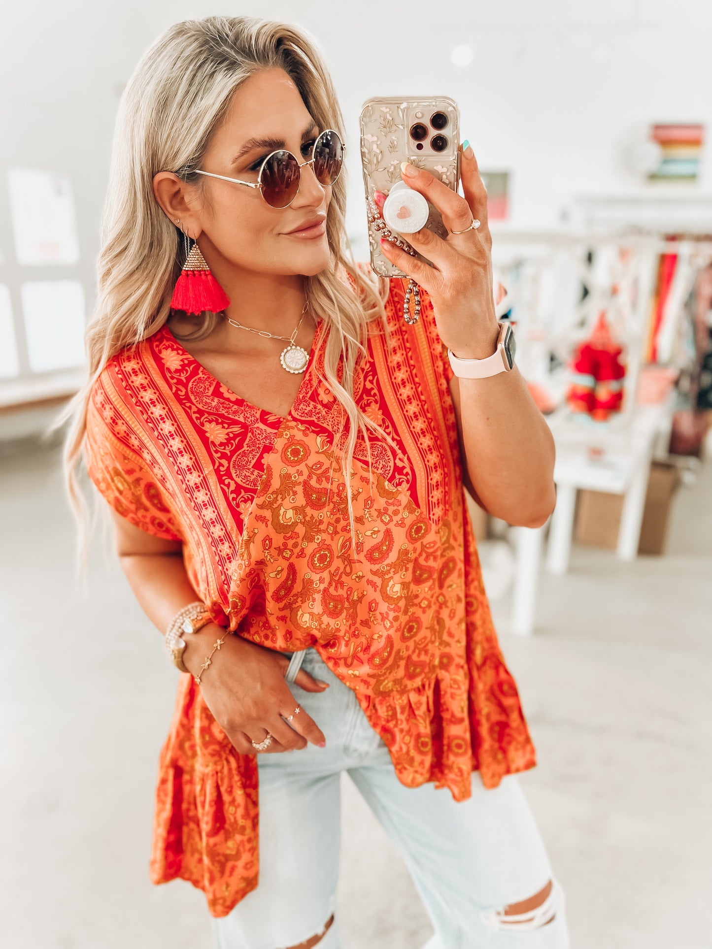 Vata Sunset Top