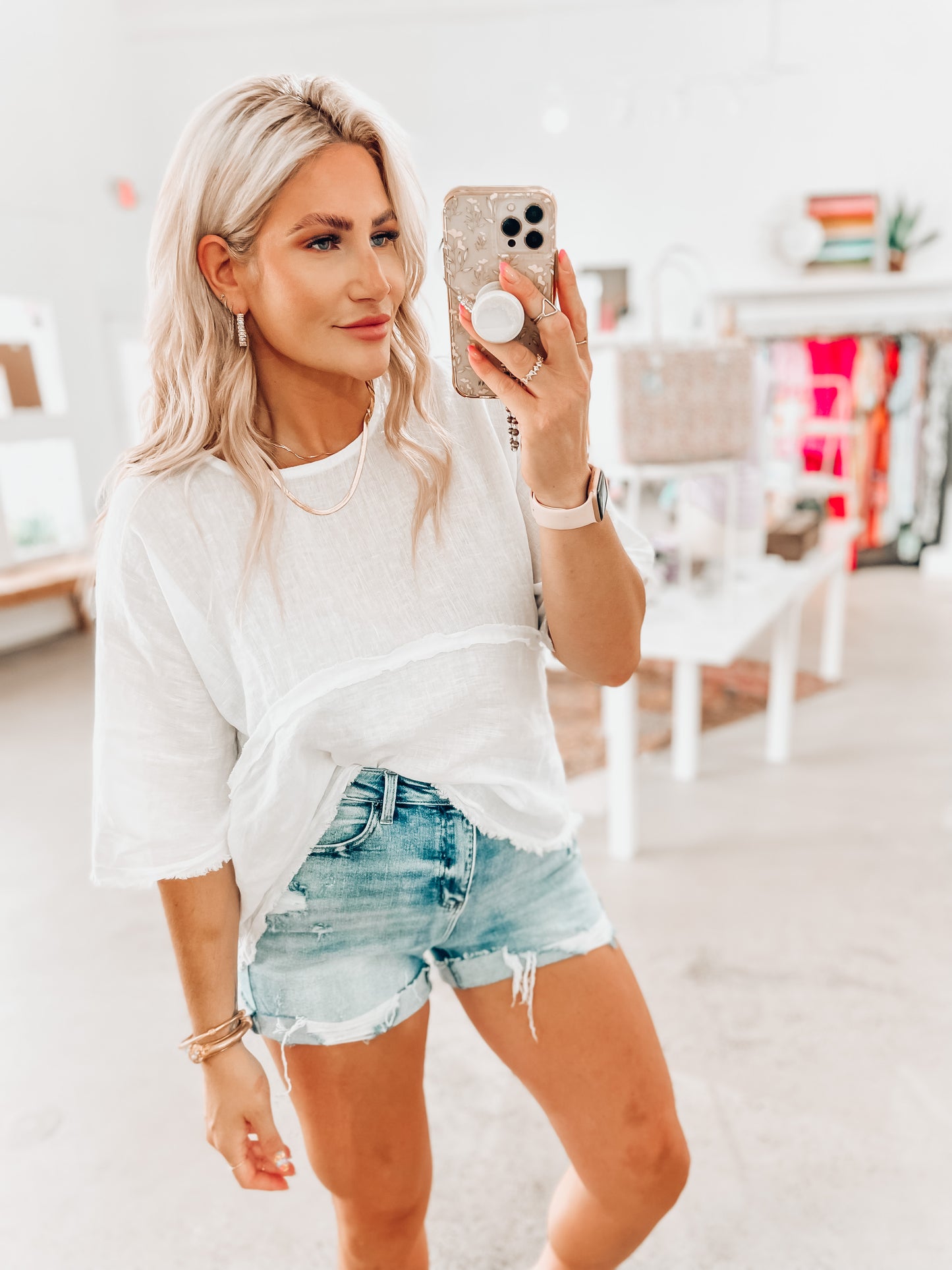 Kaia Linen Top