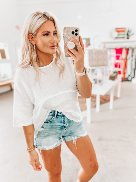 Kaia Linen Top