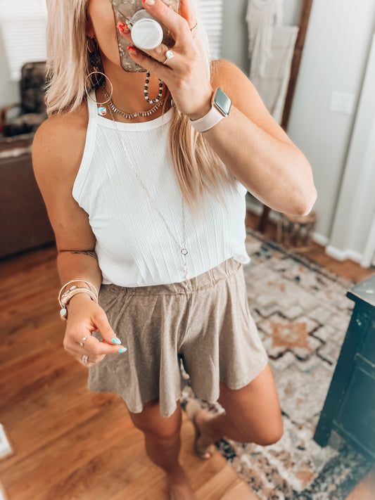 Bianca White Tank