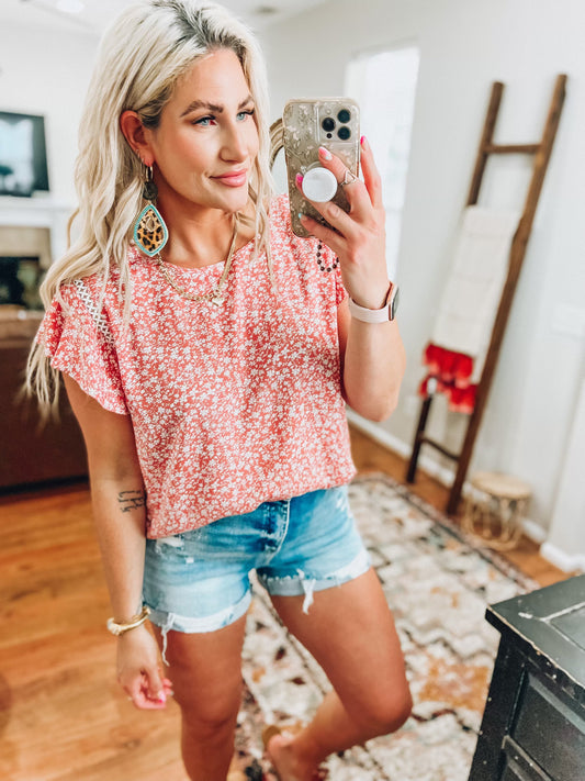 Cory Floral Top