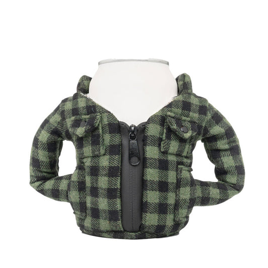 Beverage Flannel - Green Buffalo Check