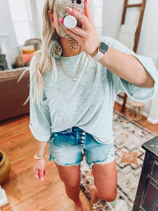 Polly Sage Top