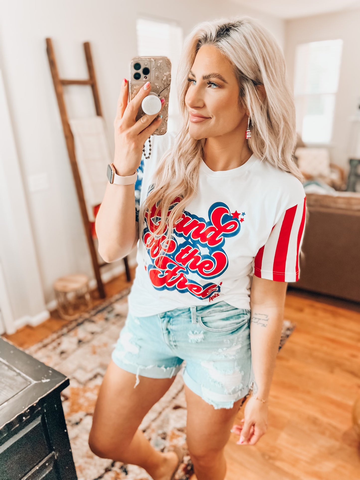 Land of the Free Flag Tee