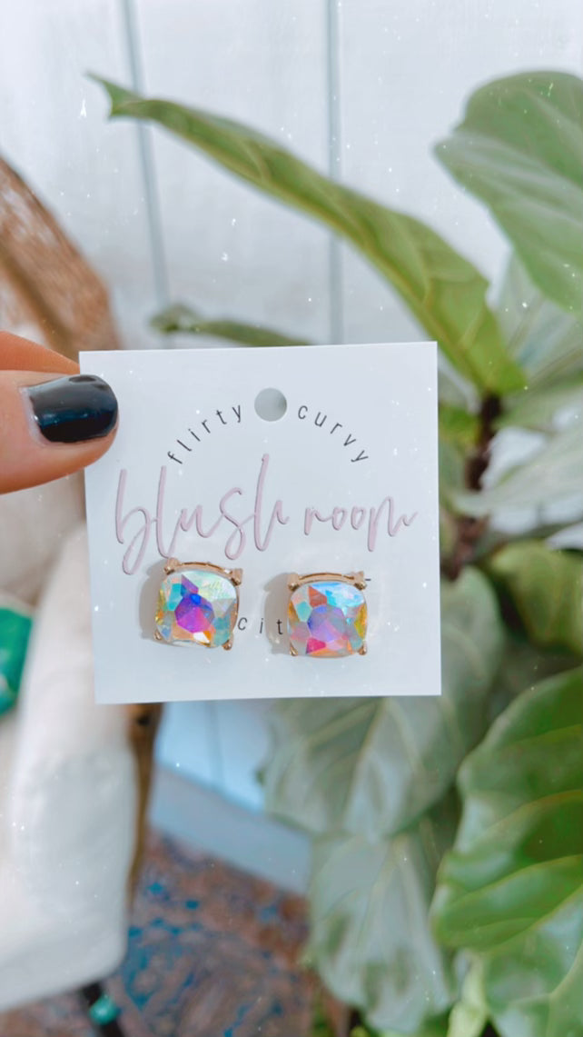 Iridescent Bling Studs