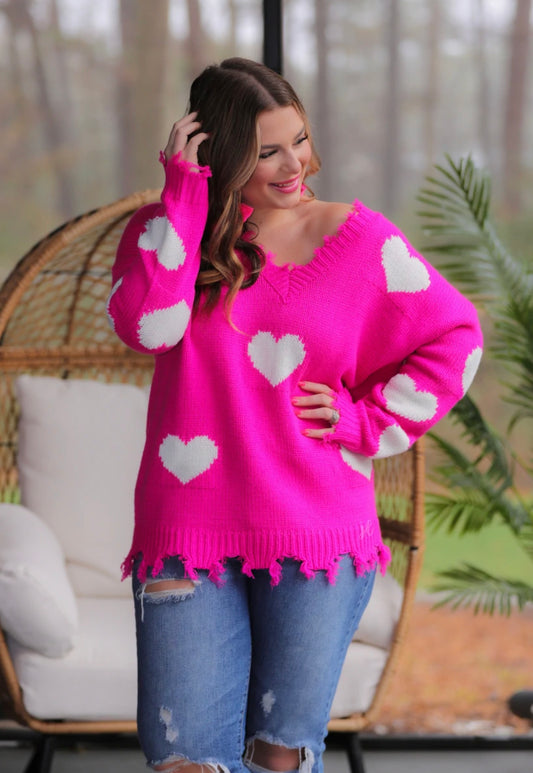 Preorder Bend & Snap Hearts Sweater