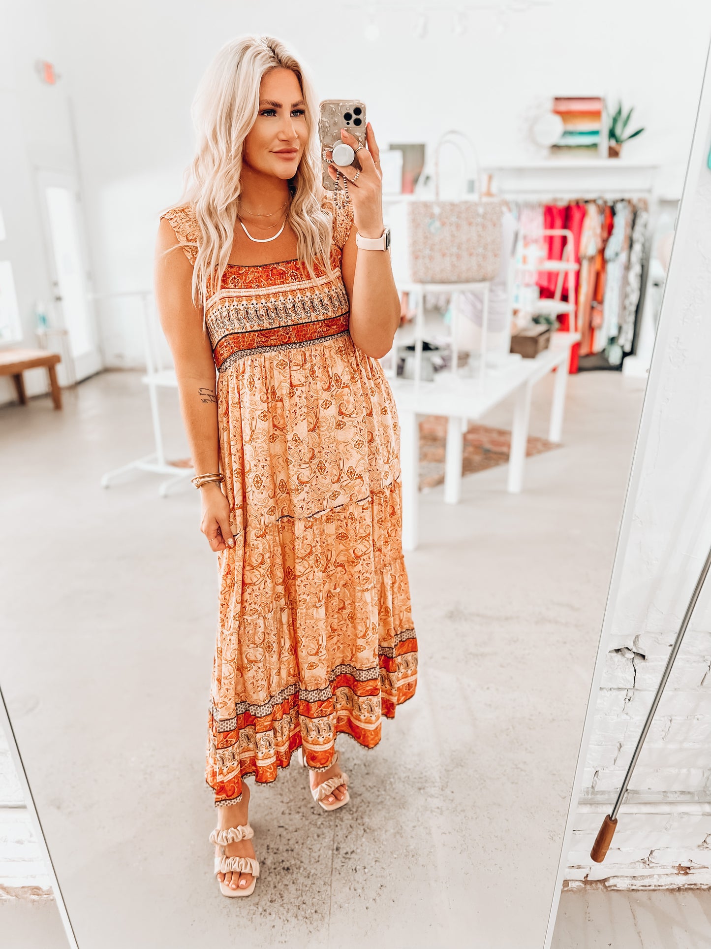 Zepher Paisley Dress