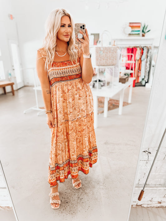 Zepher Paisley Dress