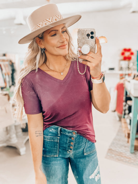 Tina Basic Tee - Multiple Colors!!