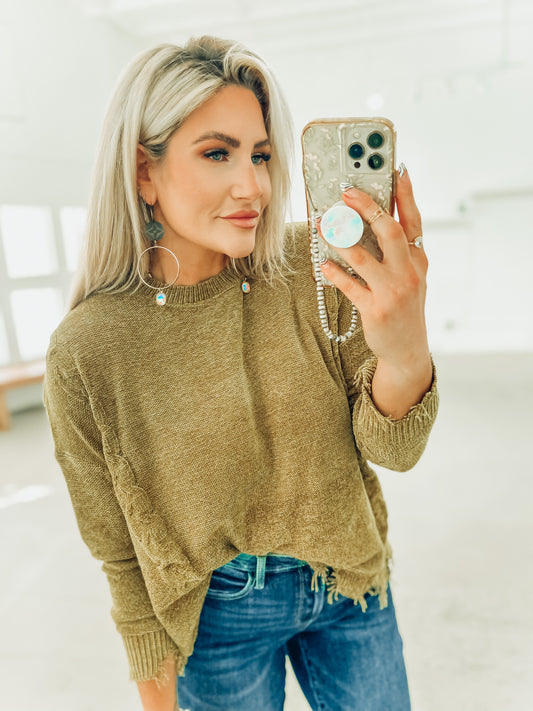 JoJo Cable Knit Sweater