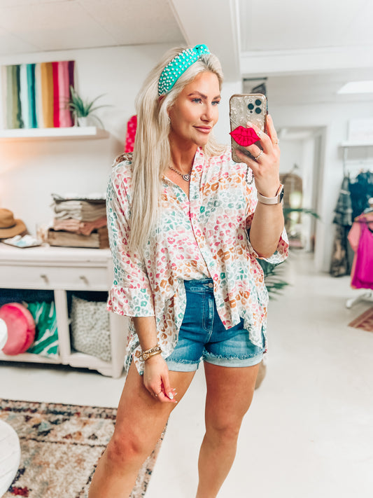 Fly Me Away Spring Button Up
