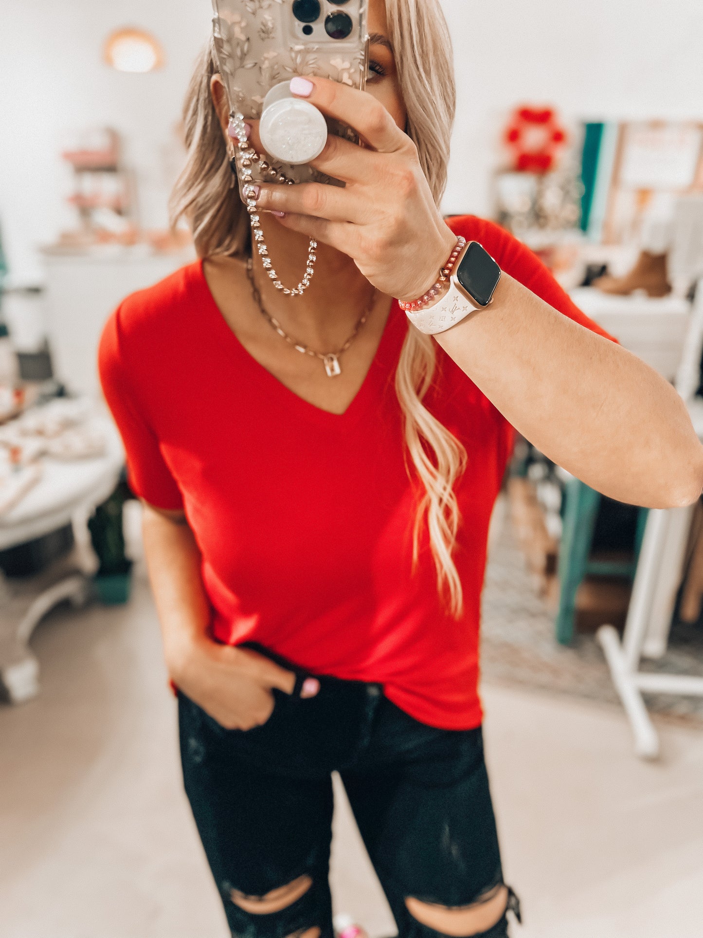 Tina Basic Tee - Multiple Colors!!