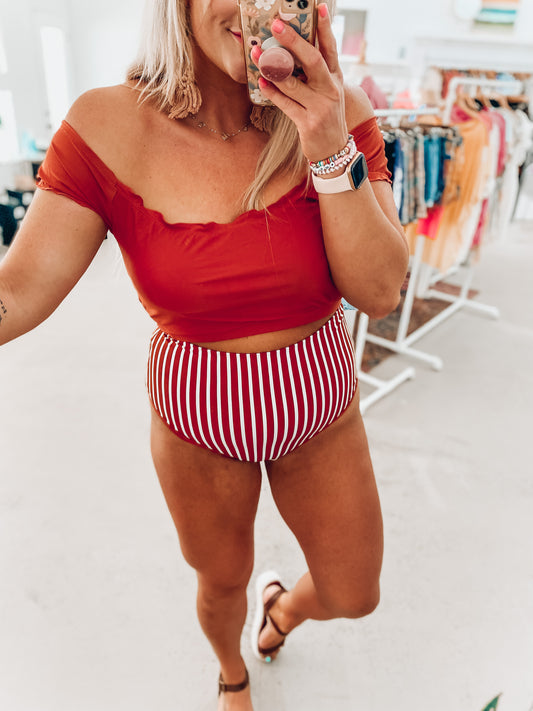 Sienna Solid Swim Top